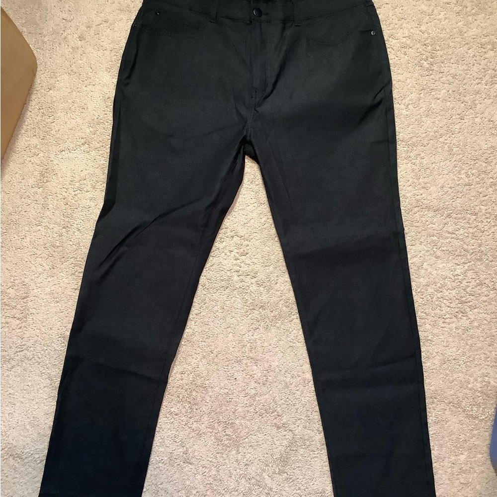 Denali 36X30 Black Slim Straight Travel Pant
